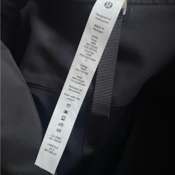 Lululemon Oversized Trench Coat Black Size 10 New With Tags - Picture 6 of 10